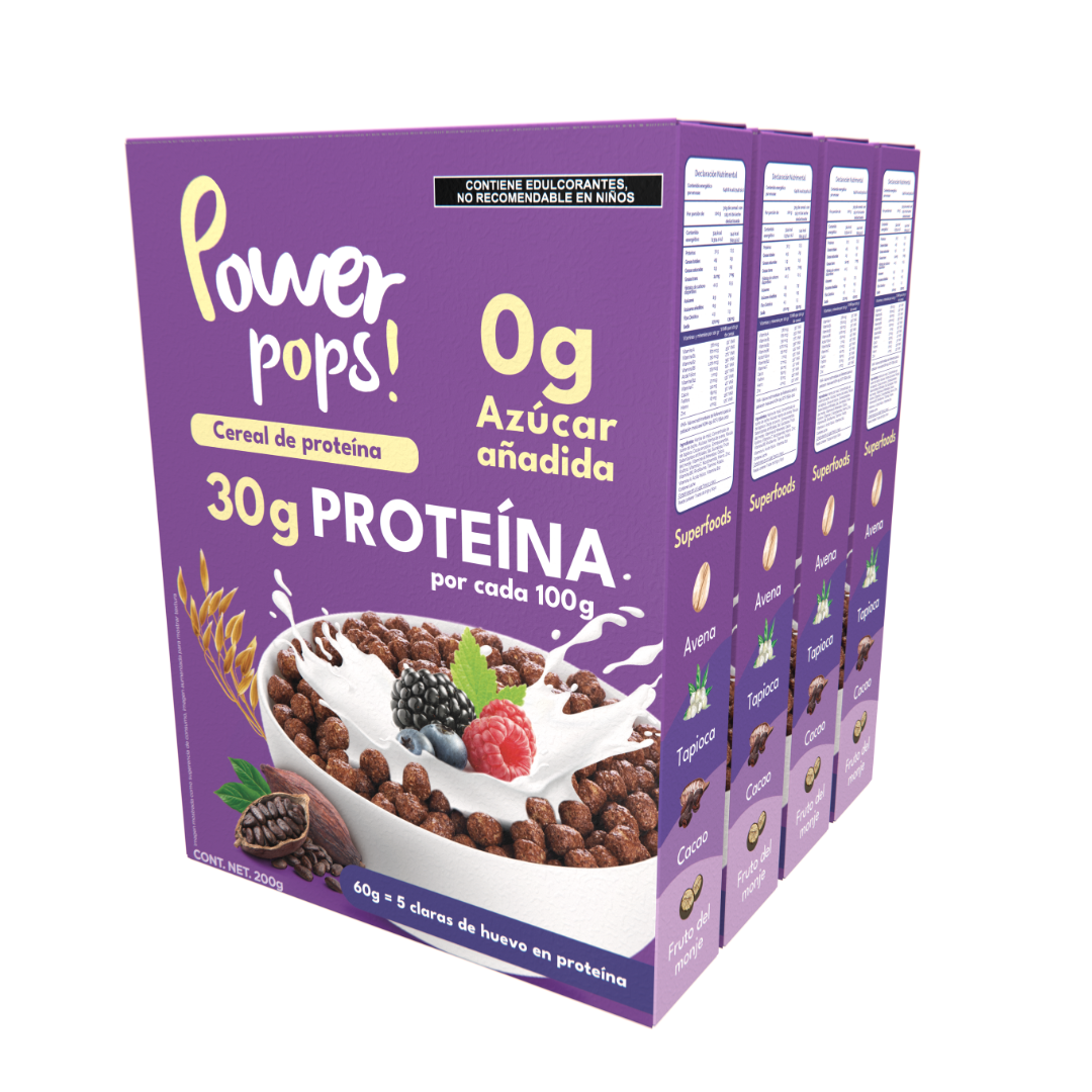 Power pops! Pro-club --> Suscripción anual 4 pack Manzana canela con Envío Gratis