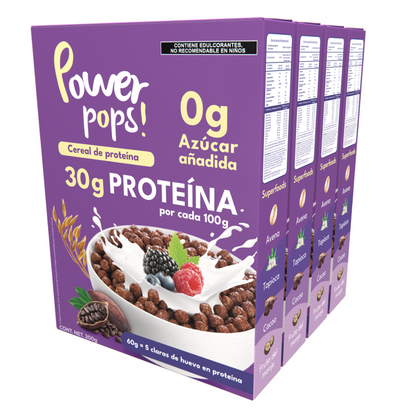 4-pack Power pops! Manzana Canela + Envío gratis