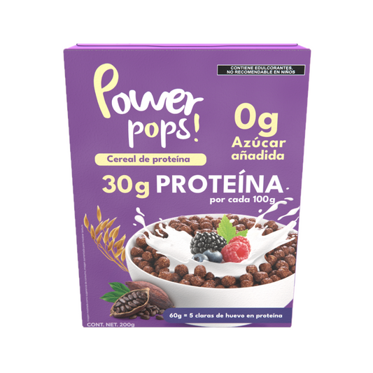 Power pops! individual sabor chocolate