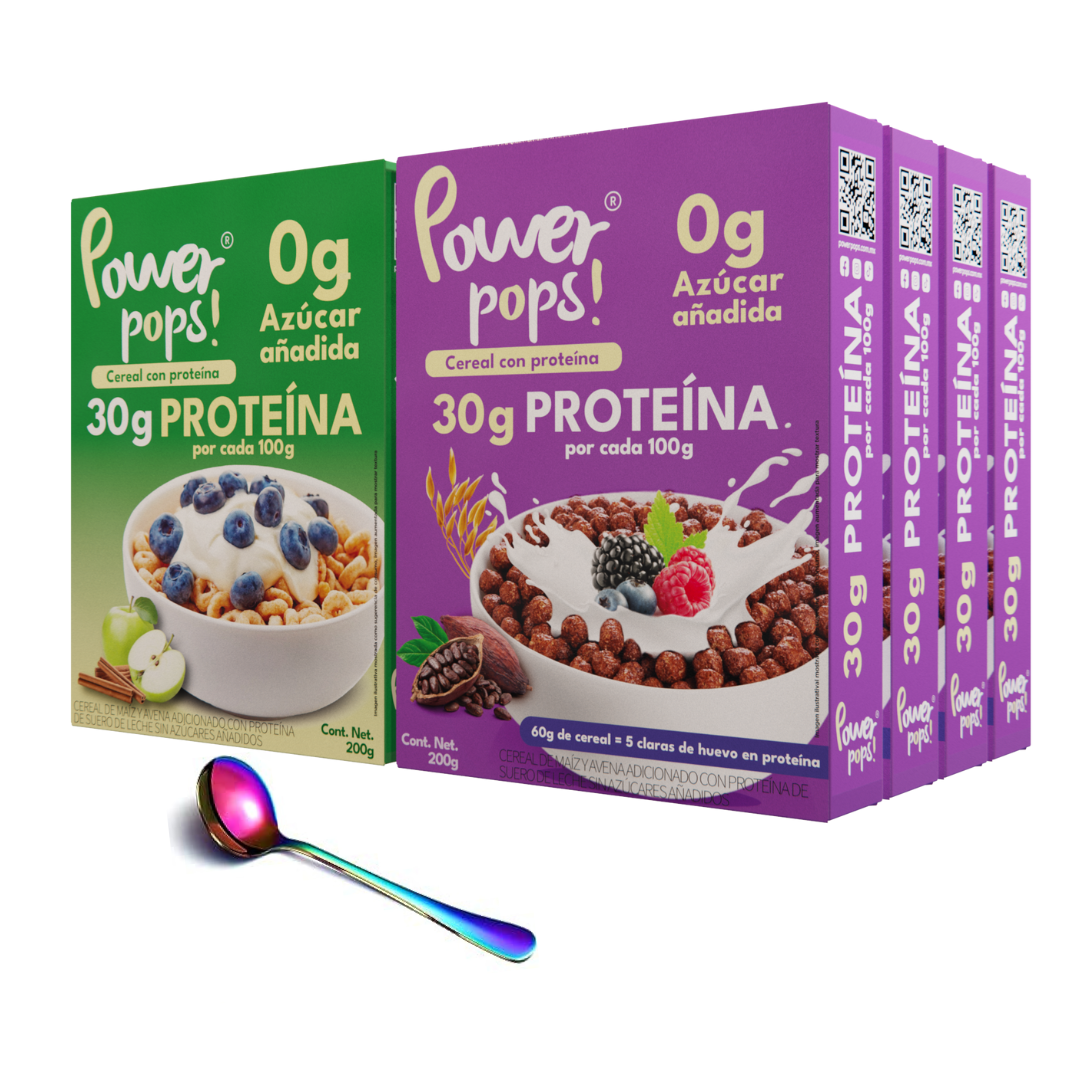 8-pack Power pops! + Cuchara de Regalo + Envío gratis