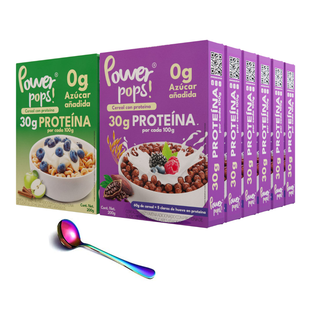 12-pack Power pops! + Cuchara de Regalo + Envío gratis