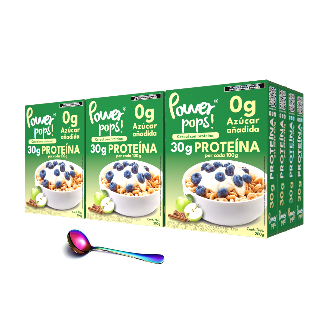 12-pack Power pops! + Cuchara de Regalo + Envío gratis