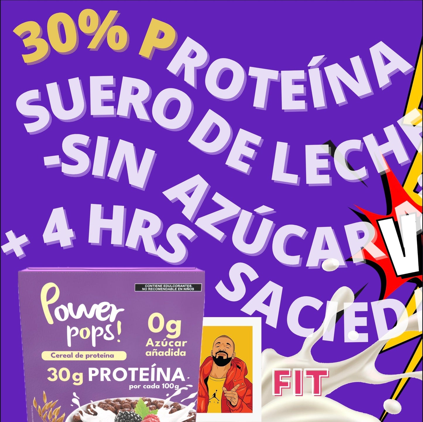 Caja de 28 pzas Power pops! distribuidor + Envio Gratis