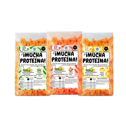 15 pzas de 50 g ¡Mucha Proteína! con Envio Gratis
